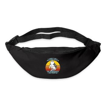 I Hate Morning People And Mornings And People - Bum bag - black - Front