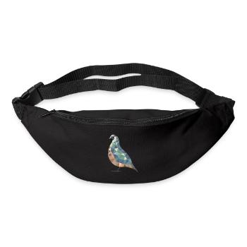 Polygon Quail Quail Breeder Quail Gift - Bum bag - black - Front