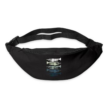 Trumpet Retro Jazz - Bum bag - black - Front