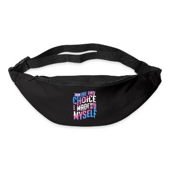 Pro Transgender - Gürteltasche - Schwarz - Vorne