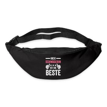 Beste Schwägerin Geschenk - Gürteltasche - Schwarz - Vorne