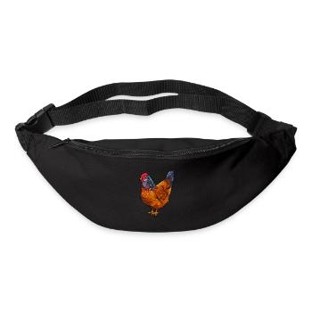 Vorwerk Chicken Chicken Type Farmer Chicken Rooster - Bum bag - black - Front
