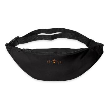 Berge Klettern Hearbeat - Gürteltasche - Schwarz - Vorne