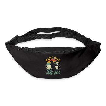 Best Dad By Par Vintage Retro - Bum bag - black - Front