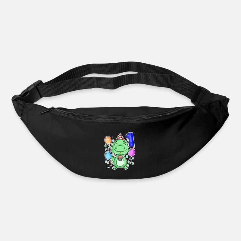 1. Geburtstag - 1 Jahr alt - Gürteltasche - Schwarz