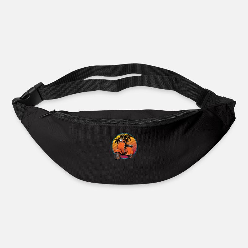 Motorroller Mofa Moped Roller - Gürteltasche - Schwarz