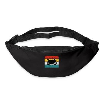 Motorcycle Biker Motorcycles Cross - Bum bag - black - Front