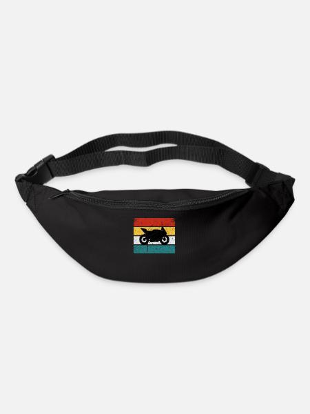 Motorcycle Biker Motorcycles Cross - Bum bag - black