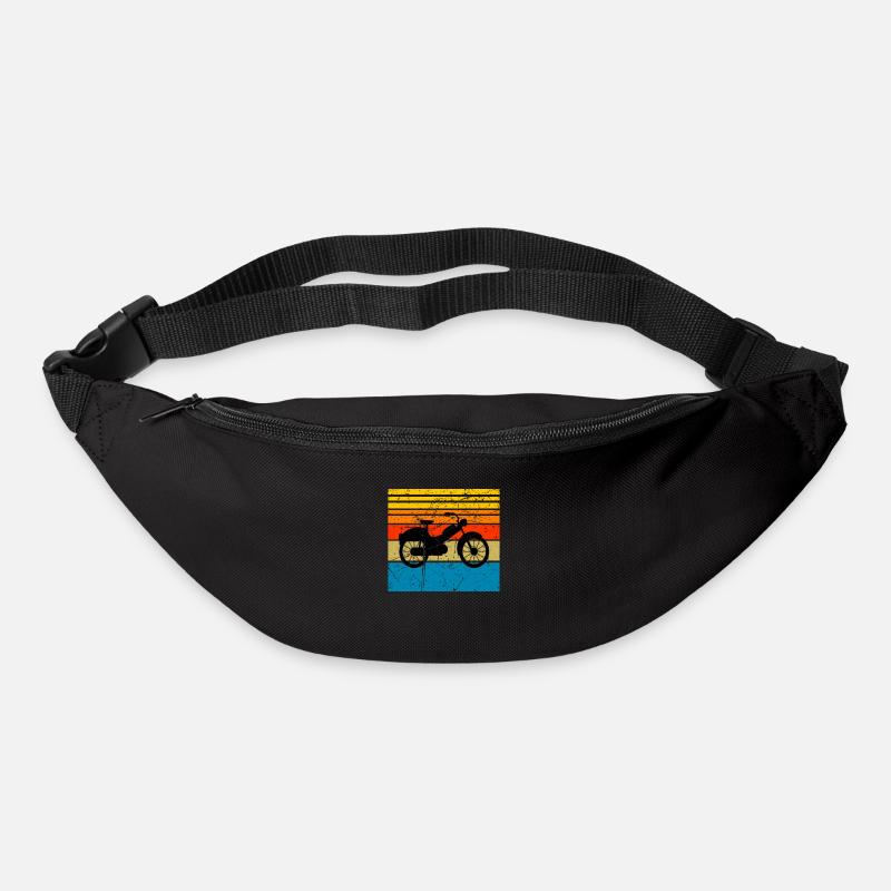 Mobylette Mobylette Mobylette Mobylette Mokick - Sac banane - noir
