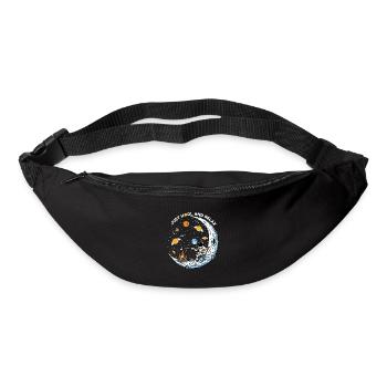 BTC Bitcoin HODL and RELAX Moon Astronaut - Bum bag - black - Front