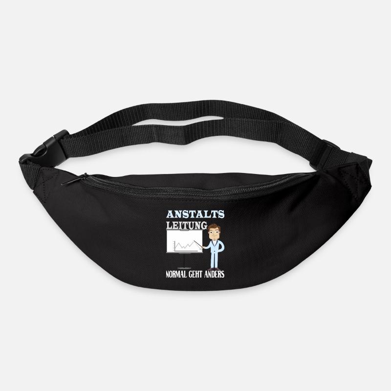 Anstaltsleitung normal geht anders - Gürteltasche - Schwarz