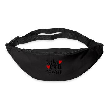 Bester Onkel - Gürteltasche - Schwarz - Vorne