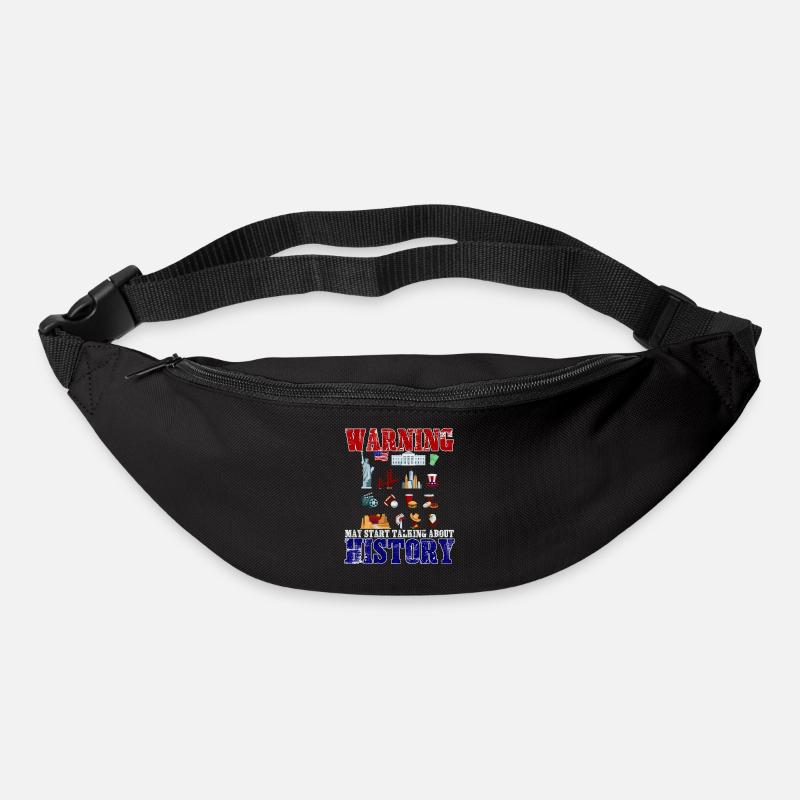 Histoire Alerte Professeur d’histoire - Sac banane - noir