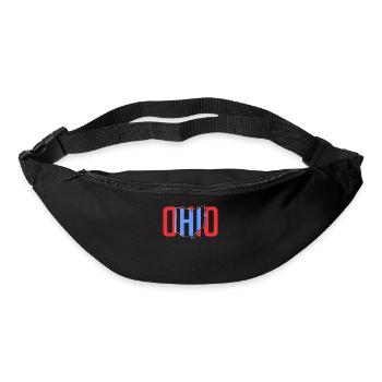 Ohio Cleveland Amérique Cincinnati Ohio State - Sac banane - noir - Devant