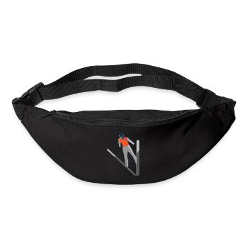 Skispringer - Gürteltasche - Schwarz - Vorne