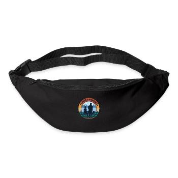 Père et fille - Sac banane - noir - Devant
