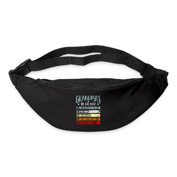 Oma Omi Geschenk Großmutter Geschenkidee - Gürteltasche - Schwarz - Vorne