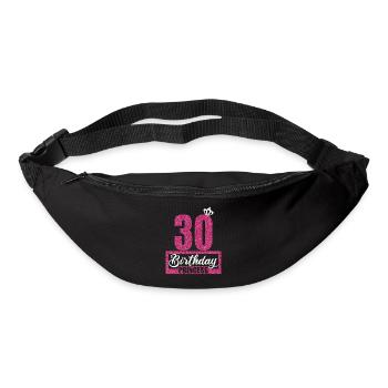 30. Geburtstag 30 Jahre 30er Birthday Princess - Gürteltasche - Schwarz - Vorne