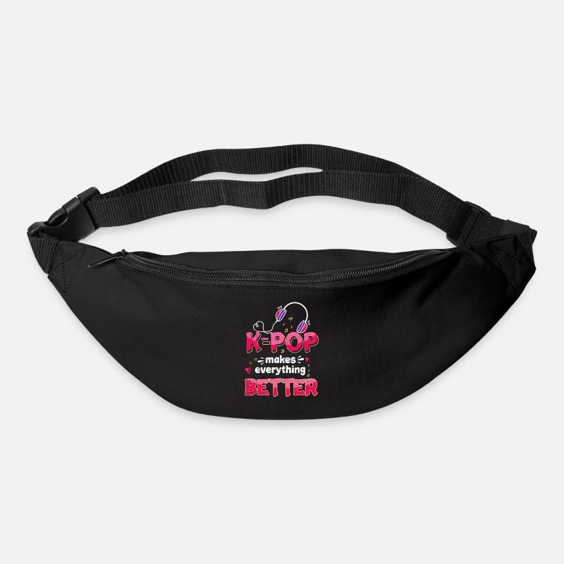 K-Pop - Sac banane - noir