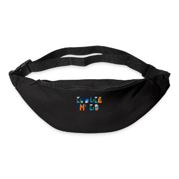 Enfant Like My Kid Enfant Like My Dad - Sac banane - noir - Devant