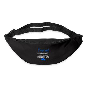 Dieses Kissen ist reserviert für den Hund - Gürteltasche - Schwarz - Vorne