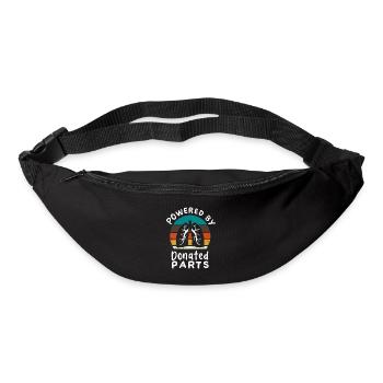 Powered By Donated Parts – Gift - Bum bag - black - Front