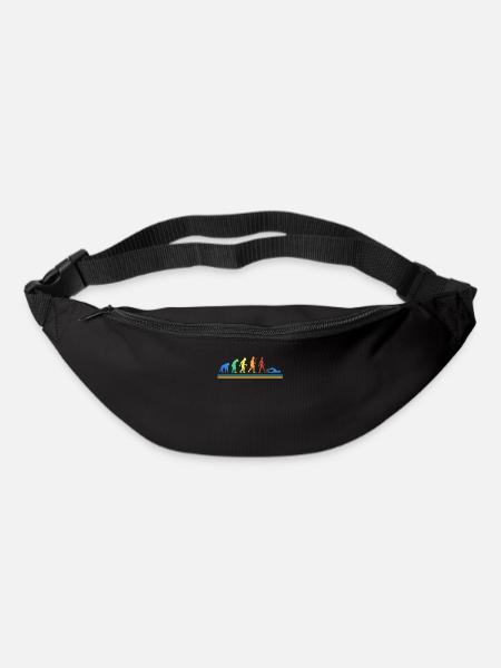 Schwimmer Evolution Freizeitsport Athleten - Gürteltasche - Schwarz