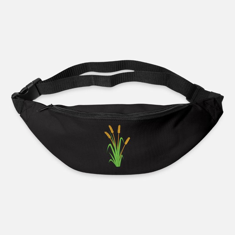 Weizen - Gürteltasche - Schwarz