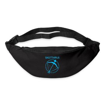 Signe du zodiaque Sagittaire - Sac banane - noir - Devant