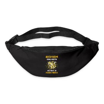 Imker Tshirt Hummel Bienchen Zeidler Beekeeper - Gürteltasche - Schwarz - Vorne