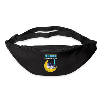 1. Geburtstag 1 Jahr Astronaut Weltraum Party - Gürteltasche - Schwarz - Vorne