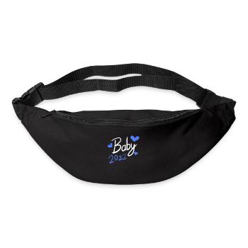 Cadeau de bébé 2022 - Sac banane - noir - Devant