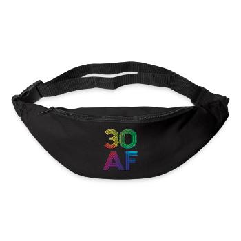 30 AF - 30th Birthday Party 30 Years Of Age Gift - Bum bag - black - Front