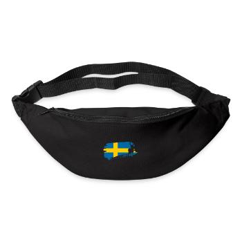 Suède - Sac banane - noir - Devant