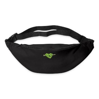 Morelia Viridis I Green Tree Python Snake Phyton - Bum bag - black - Front