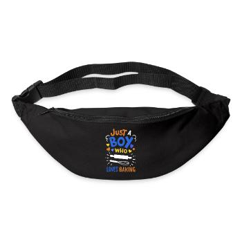 Backen Bäcker Hobbybäcker - Gürteltasche - Schwarz - Vorne