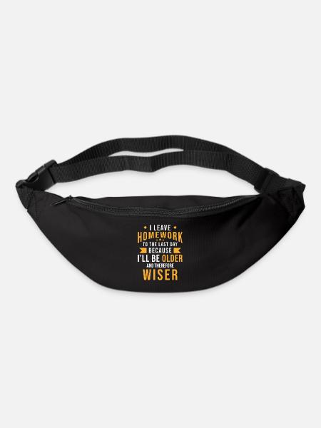 Devoirs - Sac banane - noir