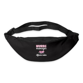 Head nurse gift nurse manager - Bum bag - black - Front