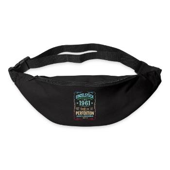 60. Geburtstag 60 Jahre 1961 Geschenk Mann Frau - Gürteltasche - Schwarz - Vorne