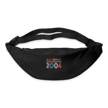 Vintage 2004 04 Birthday Retro Vintage Gift - Bum bag - black - Front