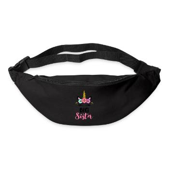 I am Big Sister Unicorn - Bum bag - black - Front