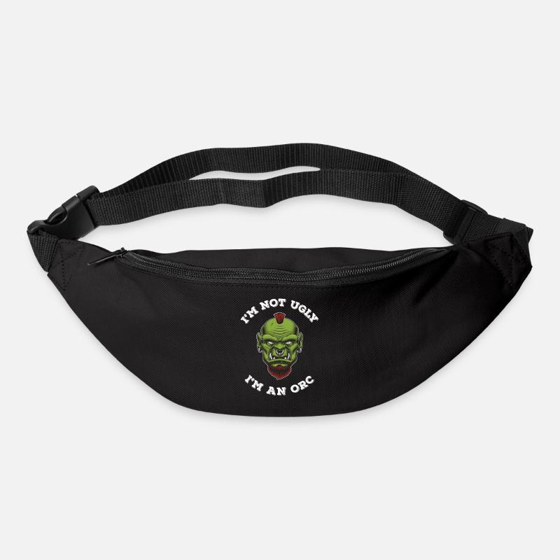 Nicht Hässlich Ich bin Orc - Gürteltasche - Schwarz