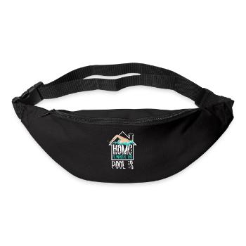 Swimming Swimmer Swim Home Is - Bum bag - black - Front