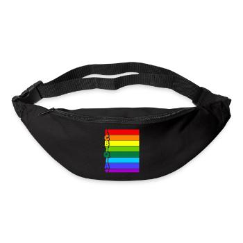 LGBTQIA Plus - Gürteltasche - Schwarz - Vorne