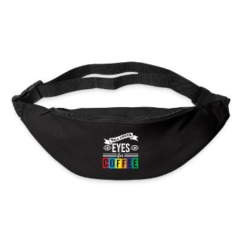 Ophtalmologiste Will Check Eyes For Coffee - Sac banane - noir - Devant
