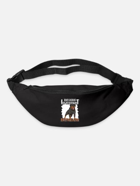 Rottweiler Das Leben ist besser mit Rottweilern - Gürteltasche - Schwarz