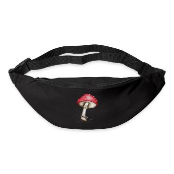 Mushroom - Fly agaric - Bum bag - black - Front