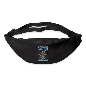 Captain Ship Boat Sailing Harbor Tour Profession - Bum bag - black - Front