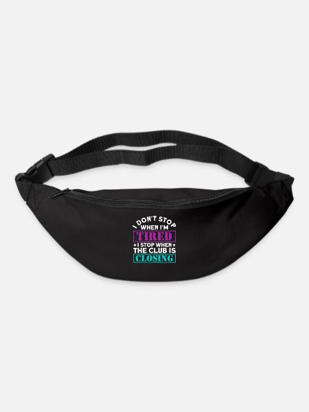 Raver EDM Drum And Bass Geschenk - Gürteltasche - Schwarz