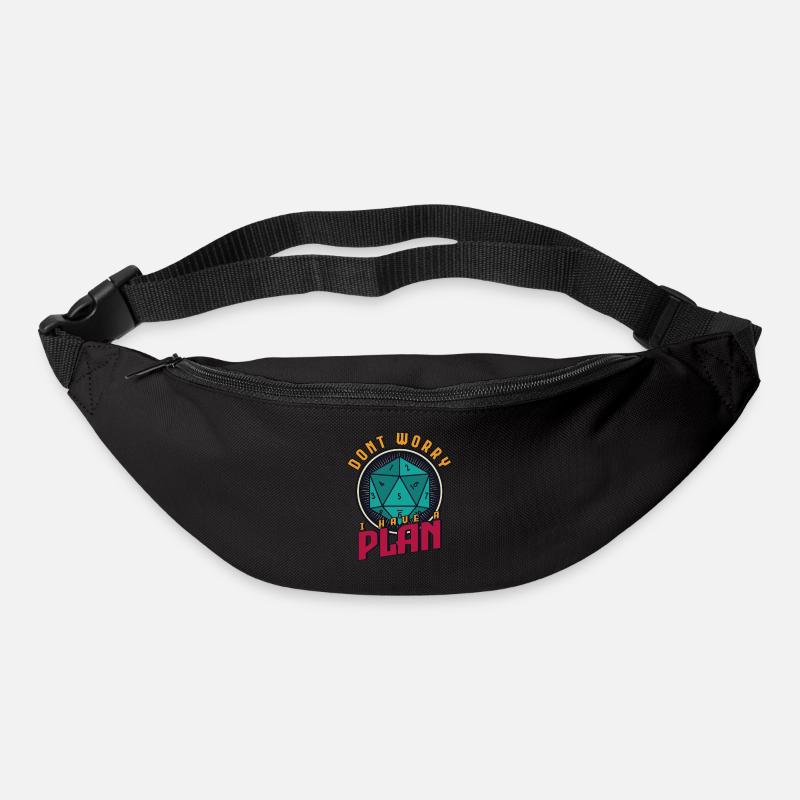 Rollenspiel W20 Würfel - Gürteltasche - Schwarz